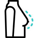 Breast augmentation icon