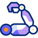 Robotic arm icon