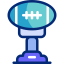 Rugby trophy icon