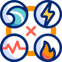 Natural disaster icon