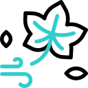 herbstblätter wind icon
