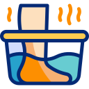 Foot bath icon