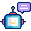 Robot talking icon