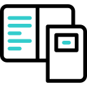notizbuch geöffnet 