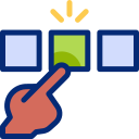 Hand pointing selection 