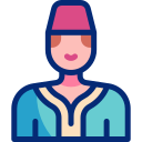 Person wearing fez 