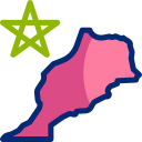 모로코 지도 