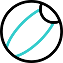 Beach ball animated icon