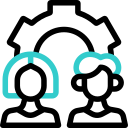 trabalho em equipe animated icon