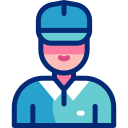 Golfer animated icon