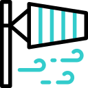 Wind direction animated icon