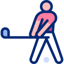 Golfer animated icon