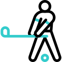 Golfer animated icon