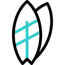 Surfboard animated icon