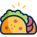 Mexican food animated icon