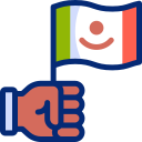 Mexico flag animated icon