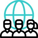 multikulturell animated icon