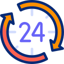 24 hour service 