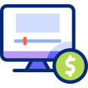 Video animated icon