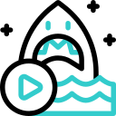 tubarão animated icon