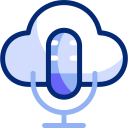 Cloud computing animated icon