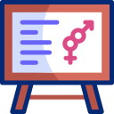 Sex education animated icon