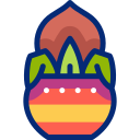 Flower pot icon