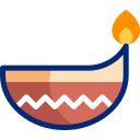 Oil lamp icon
