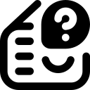 Радио вопросительный знак free interface icon
