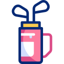Сумка для клюшек для гольфа animated icon