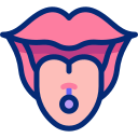 piercing na língua 