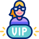 Vip animated icon