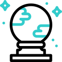 Crystal ball animated icon