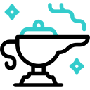 Magic lamp animated icon