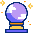 Crystal ball animated icon