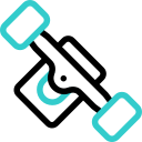 Skateboard animated icon