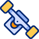 Skateboard animated icon