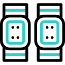 Knee pads animated icon