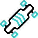 Longboard animated icon