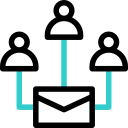 Email communication icon