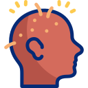 Hair loss animated icon