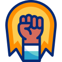 Поднятый кулак animated icon