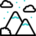 Горы снег зима icon