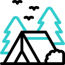 Кемпинг animated icon