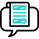 Документ сообщения animated icon
