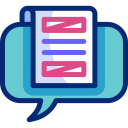 Документ сообщения animated icon