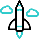 Запуск ракеты animated icon