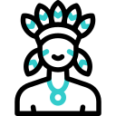 아메리카 원주민 animated icon