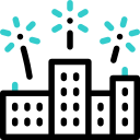 불꽃놀이 도시 icon