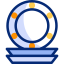 Roulette wheel icon